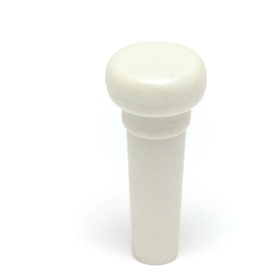 Graph Tech Tusq Pp-7100-00 End Pin - Hvit - Without Inlay