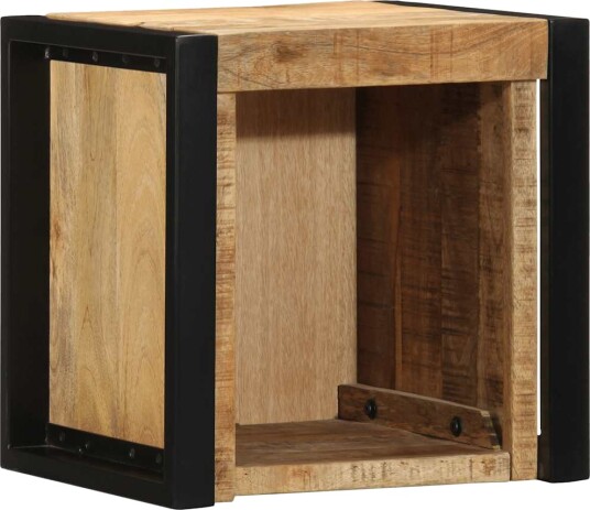  Nattbord 40x35x40 cm grovt heltre mangotre