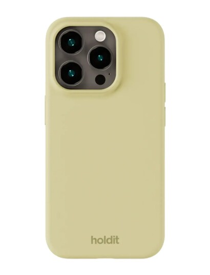 Holdit Silicone Case Iphone 15 Pro Max Yellow IPHONE 15PRO MAX