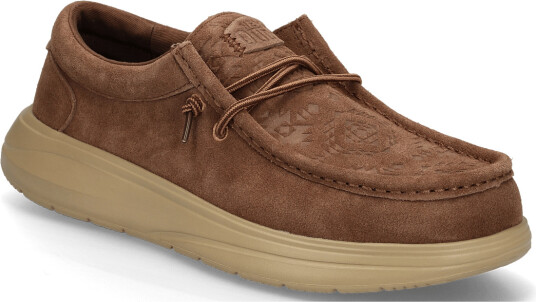 Hey Dude Wally Comf Teton Suede - Brown - 46