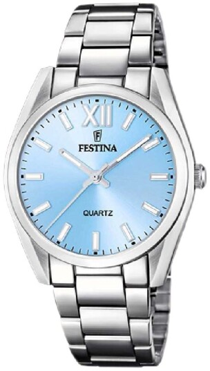 Festina Dameklokke F20622 3 Boyfriend Blå/Stål Ø36.8 mm