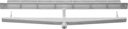 Fresh 135001 Vindusventil 363x20 mm Ventilasjon