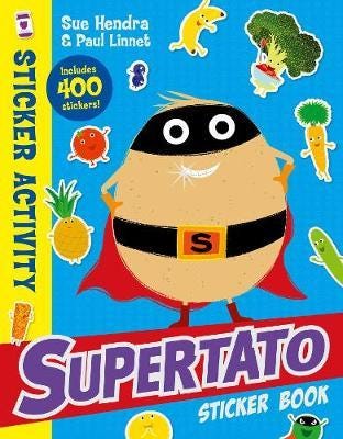 Supertato Sticker Book Av Sue Hendra, Paul Linnet Supertato Sticker Book Av Sue Hendra, Paul Linnet