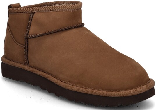 UGG W Classic Ultra Mini Nubuck - DARK CHESTNUT - 36