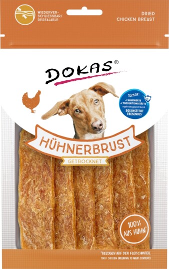 Dokas Tørket Kyllingbryst 70 G Dokas Tørket Kyllingbryst 70 G