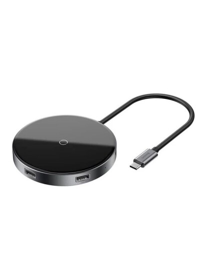 Baseus Mirror series Qi charger and USB C hub with HDMI 2xUSB 2.0 1xUSB 3.0 and PD USB hub WXJMY A0G Baseus Mirror series Qi charger and USB C hub with HDMI 2xUSB 2.0 1xUSB 3.0 and PD USB hub WXJMY A0G