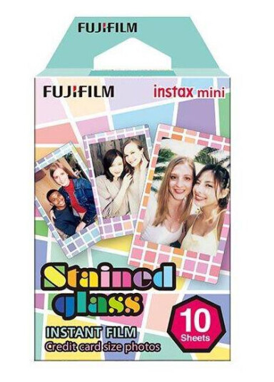 INSTAX Mini film. 10 stykker. Farvet glas INSTAX Mini film. 10 stykker. Farvet glas