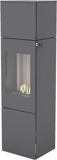 Nexo 160 platina frittstående biopeis med ståldør Nexo 160 platina frittstående biopeis med ståldør