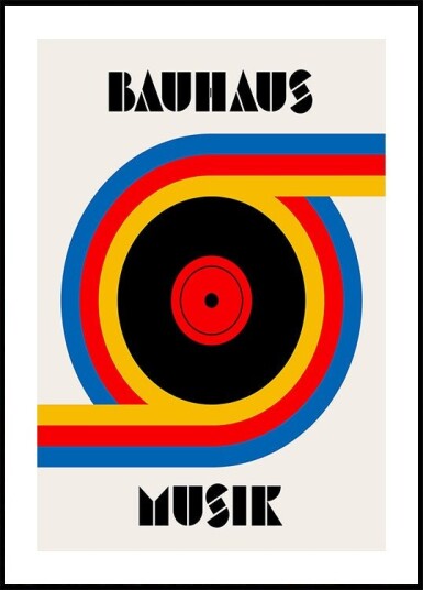 Bauhaus Musik Vinyl Plakat Plakat / 50x70cm