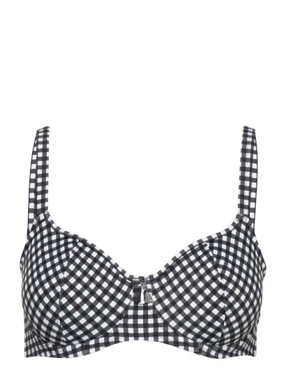 Freya Check In Uw Sweetheart Bikini Top - Black - D x 70