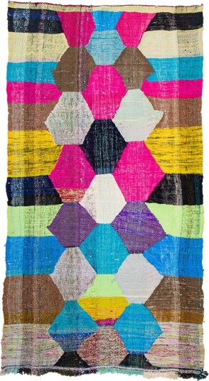 Marokkansk Boucherouite teppe 150 x 285 cm Størrelse: 150 x 285 cm