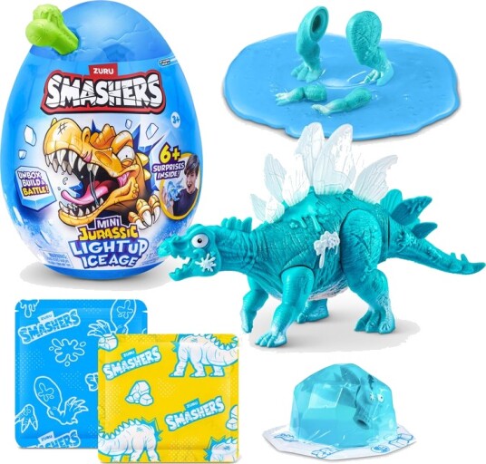 Smashers Mini Jurassic Ice Age Dino Assortert Leketøy Blå