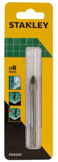 Stanley Glassbor 8mm Bor til Glass og Keramiske Fliser
