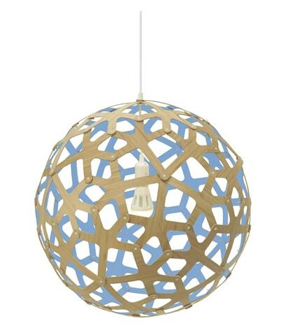 David Trubridge Korall Taklampe Ø60 Blå David Trubridge Korall Taklampe Ø60 Blå