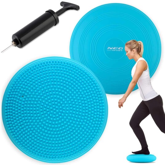 Sensorisk balansepute for trening 33 cm NS 958 Blå