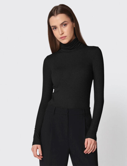 Bruuns Bazaar Angelabb Roll Neck - Black - M