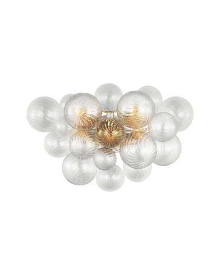 Visual Comfort Talia Sconce Burnished Silver Leaf L