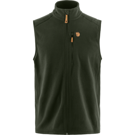 Fjällräven Men's Övik Lite Fleece Vest Deep Forest, S