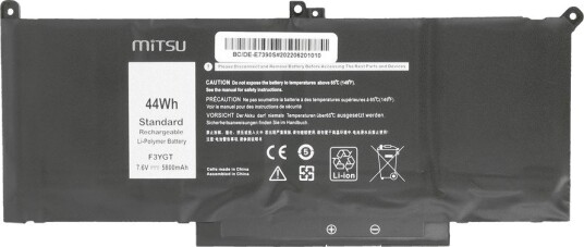 Mitsu Latitude 7390/7490 Batteri til bærbar PC 5800mAh 44Wh 7.6-7.4V