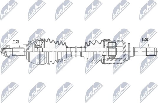 Nty Drivaksel NTY NPW FT 049