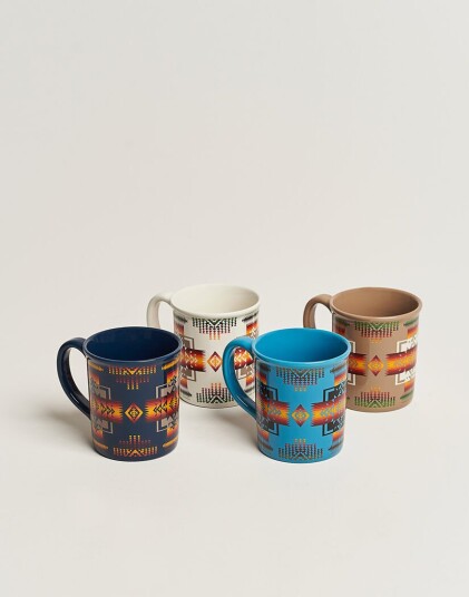 Pendleton 4 Pack Ceramic Mug Set Chief Joseph