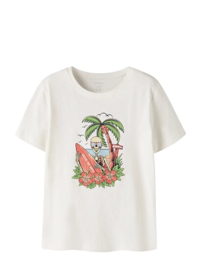 Name It Nkmfinley Ss Top Ps Cream 122 128