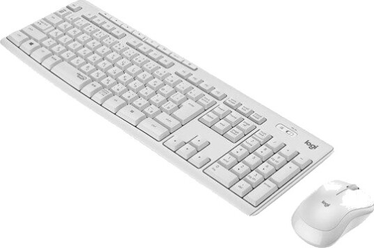 Logitech MK295 Silent Tastatur- og musesett Ungarsk off-white 920-009873