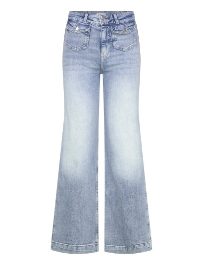 Gina Tricot Front Pocket Flare Jeans Blue 36 Gina Tricot Front Pocket Flare Jeans Blue 36