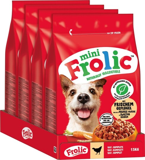 Frolic tørrfôr Mini Fjærkre 6 kg 4 x 1.5 kg Frolic tørrfôr Mini Fjærkre 6 kg 4 x 1.5 kg