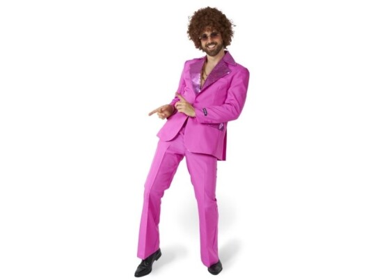 Boland Traciks Pink Disko Jakkesæt OBAS-1052-XXL Boland Traciks Pink Disko Jakkesæt OBAS-1052-XXL