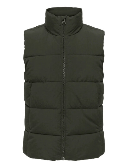 ONLY & SONS Osjglobal Puffer Vest Otw Noos Khaki green 176