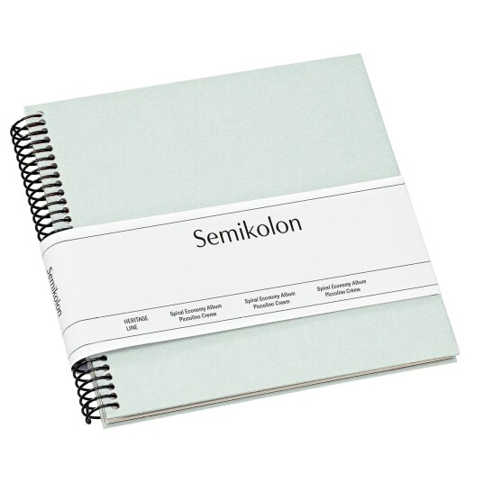 Semikolon Album Spiral Cream Moss Piccolino