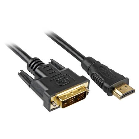Sharkoon adapterkabel HDMI / DVI 3 m