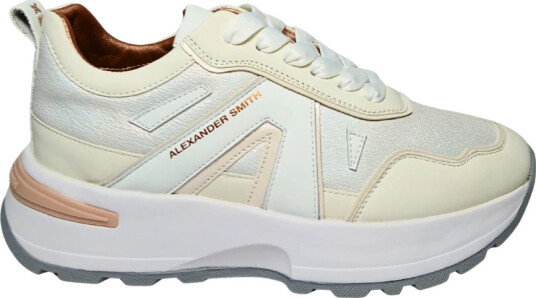 Alexander Smith Dame Sko Hvit 40 EU,