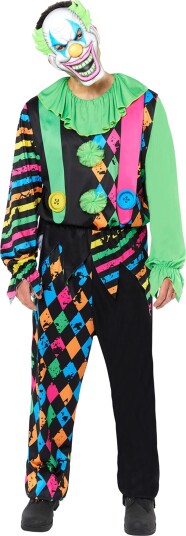 Riethmüller Neon Klovn Kostyme X-large 9917867