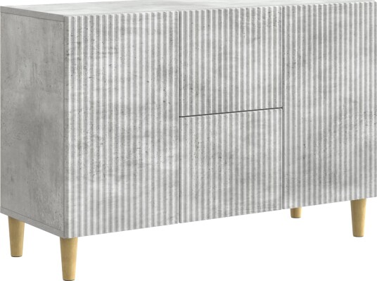 Serviesskap Betonggrå 89 x 34,5 x 60 cm Konstruert tre