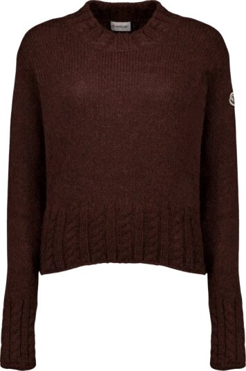 Moncler Dame Strikkevarer Brun S,
