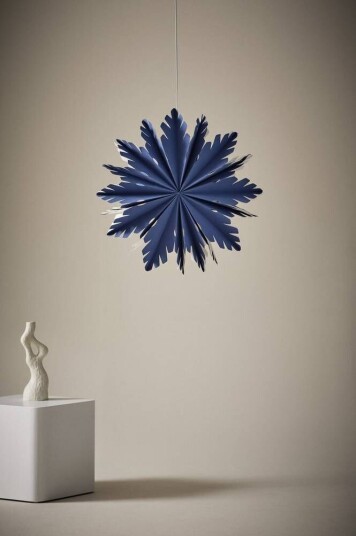 Jotex VEGA julestjerne, diameter 60 cm Blå 1690337-04-0 1690337-03-0