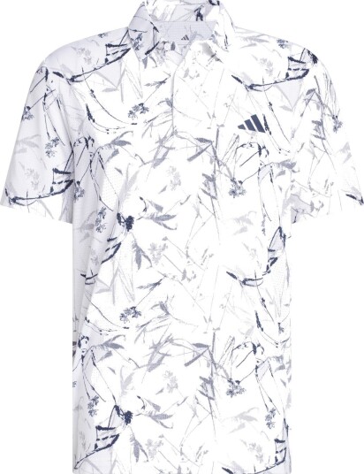 Adidas Ultimate Msh Bch Print Hvit Golf pologenser herre White Medium