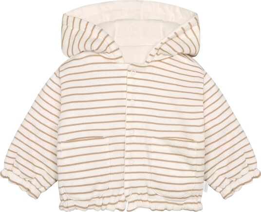 Noppies U Cardigan Neddie Reversible - N333 STRIPE PATTERN OFF WHITE - 50