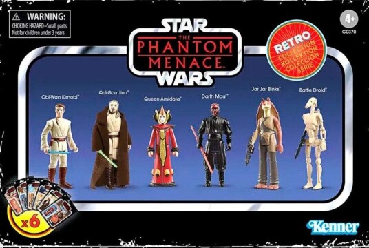 Northix Star Wars The Phantom Menace Figursett 9,5 cm Northix Star Wars The Phantom Menace Figursett 9,5 cm