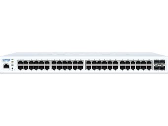 Sophos Cs110-48P, Håndtert, Gigabit Ethernet (10/100/1000), Strøm Over Ethernet (Poe), Rack-Montering, 1U Sophos Cs110-48P, Håndtert, Gigabit Ethernet (10/100/1000), Strøm Over Ethernet (Poe), Rack-Montering, 1U