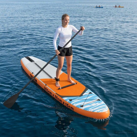 SUP-brett med sete 2-i-1 TRITON 305 x 76 x 15 cm Blå for SUP-brett med sete 2-i-1 TRITON 305 x 76 x 15 cm Blå for