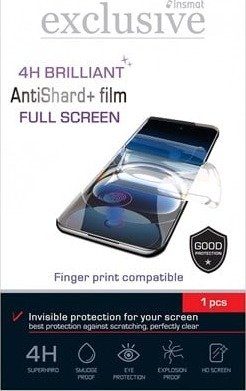 Insmat Exclusive AntiShard+ - screen protector for mobile phone - full screen