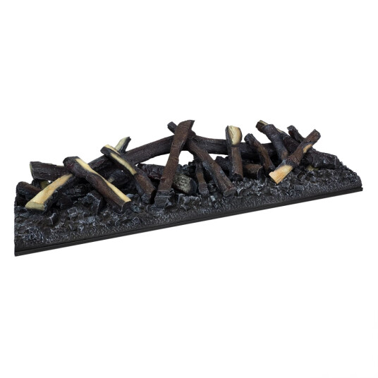 Dimplex Vedkubbesett for Cassette 1000 Brun