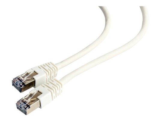 Cablexpert Koblingskabel Rj-45 Hann Til Rj-45 Hann 50 Cm Ftp Cat 6 Flertrådet Formstøpt Hvit