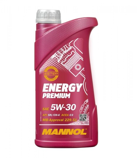 Motorolje MANNOL ENERGY PREMIUM 5W30 1L Motorolje MANNOL ENERGY PREMIUM 5W30 1L