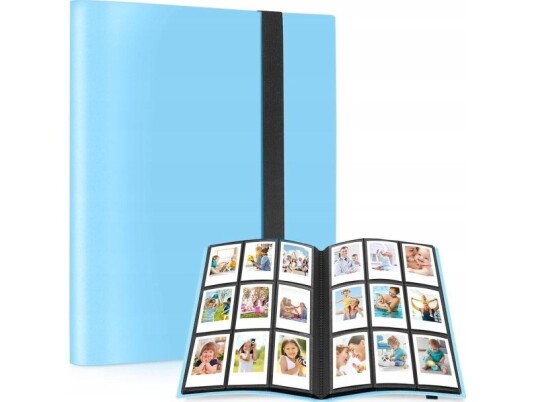 Loveinstant Photo Album 360 Photos For Fujifilm Instax Mini / Xiaomi / Polaroid / Canon / Hp / Kodak / Blue
