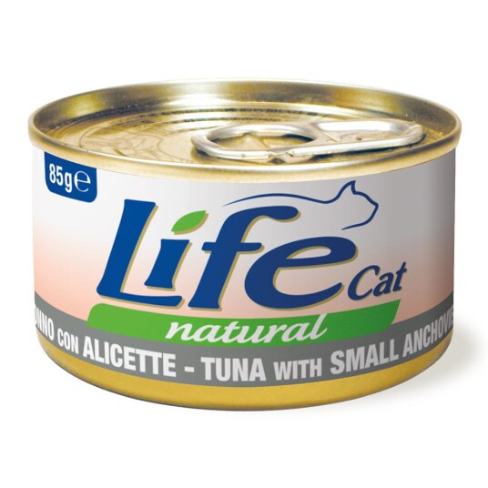Life Cat Wet Lifecat Natural Adult Våtfôr For Katter 24 X 85 G Tunfisk Med Alicette