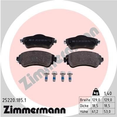 Bremseklosser ZIMMERMANN 25220.185.1